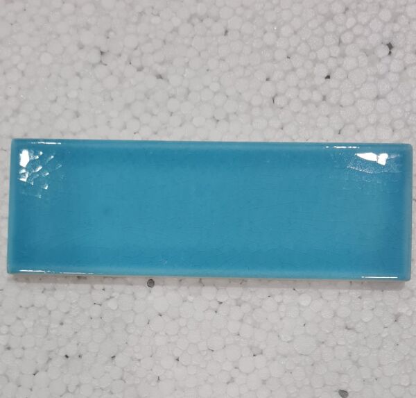 Armada Çini 7x21 Cm Düz Turkuaz  Çini Seramik