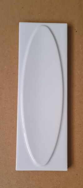 Armada Çini 7x21 Cm Elips Beyaz  Çini Seramik