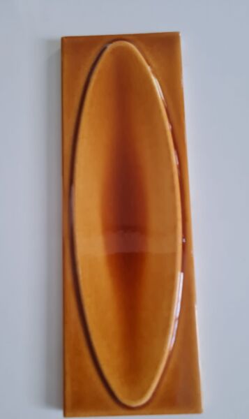 Armada Çini 7x21 Cm Elips Karamel  Çini Seramik