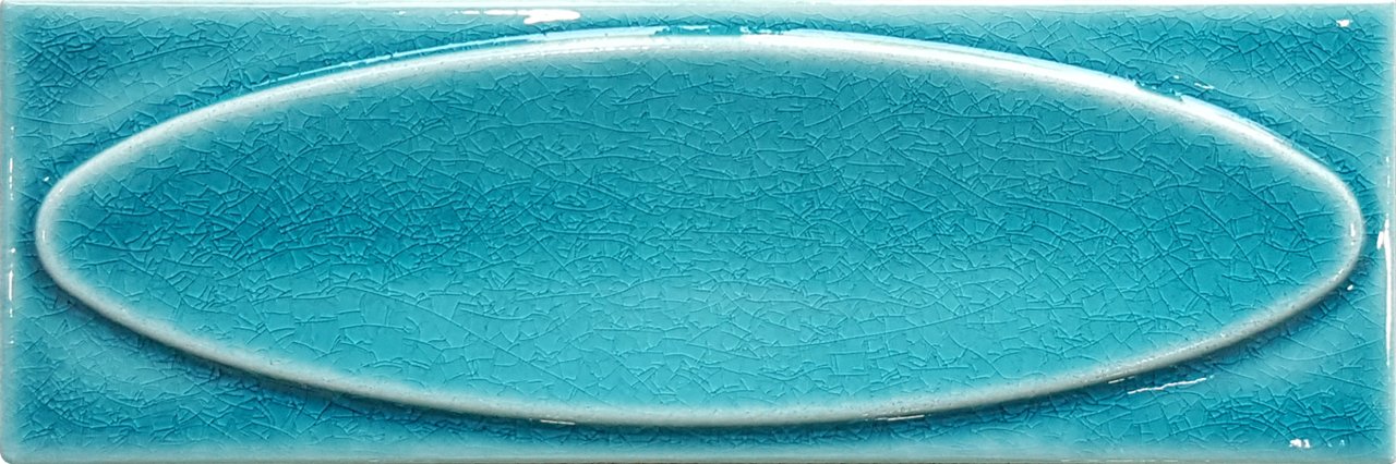 Armada Çini 7x21 Cm Elips Turkuaz  Çini Seramik
