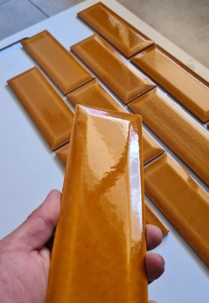 Armada Çini 7x21 Cm Metro Karamel  Çini Seramik