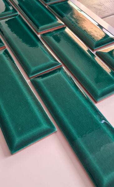 Armada Çini 7x21 Cm Metro Yeşil  Çini Seramik