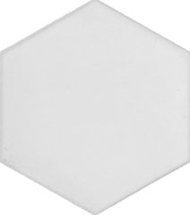 Armada Çini 15x17 Cm Düz Beyaz Altıgen Seramik
