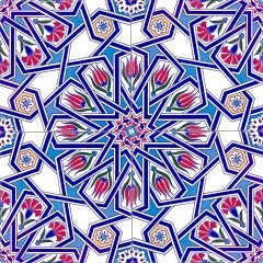 Armada Çini 20x20 Cm Ac 17 Geometrik Desenli Çini Seramik Karo