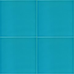 Armada Çini 20x20 Cm Ac 24 Turkuaz Desen Kütahya Çini Seramik Karo