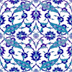 Armada Çini 20x20 Cm Ac 32 Selçuklu Mavi Beyaz Kütahya Çini Karo