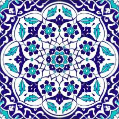 Armada Çini 20x20 Cm Ac 92 Osmanlı Mavi Beyaz Kütahya Çini Karo