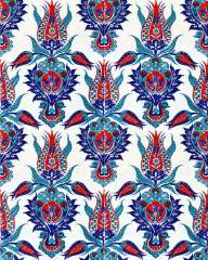 Armada Çini 20x25 Cm Ac 309 Tek Lale Desenli Kütahya Çini Karo