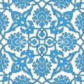 Armada Çini 20x20 Cm SP 83 Mavi Beyaz İznik Rumi Kütahya Çini Karo