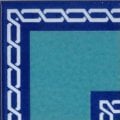 Armada Çini 10x10 cm KSK 60 Zincir Desen Modern Çini Bordür Köşe