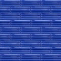 Armada Çini 7x21 Cm Bambu Kobalt  Çini Seramik