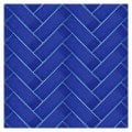 Armada Çini 7x21 Cm Düz Kobalt  Çini Seramik