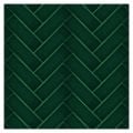 Armada Çini 7x21 Cm Düz Yeşil  Çini Seramik