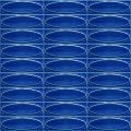 Armada Çini 7x21 Cm Elips Kobalt  Çini Seramik