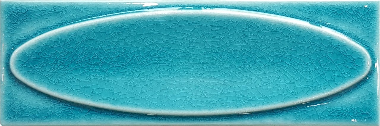 Armada Çini 7x21 Cm Elips Turkuaz  Çini Seramik