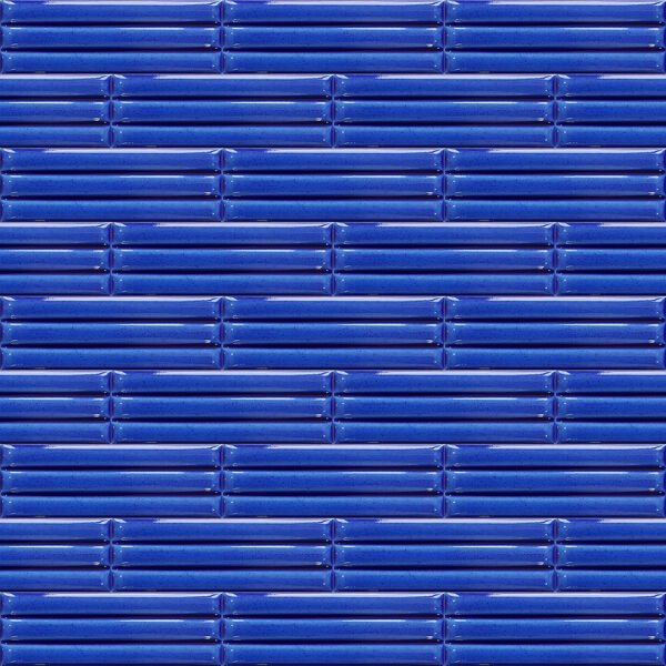 Armada Çini 7x21 Cm Bambu Kobalt  Çini Seramik