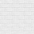 Armada Çini 7x22 Cm Tuğla Beyaz Desenli Çini Seramik karo