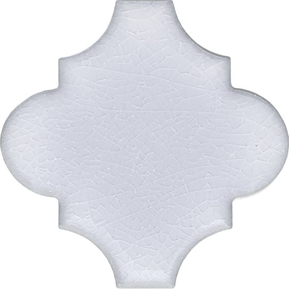Armada Çini 12x12 Ottoman Düz Arabesk Beyaz Çini