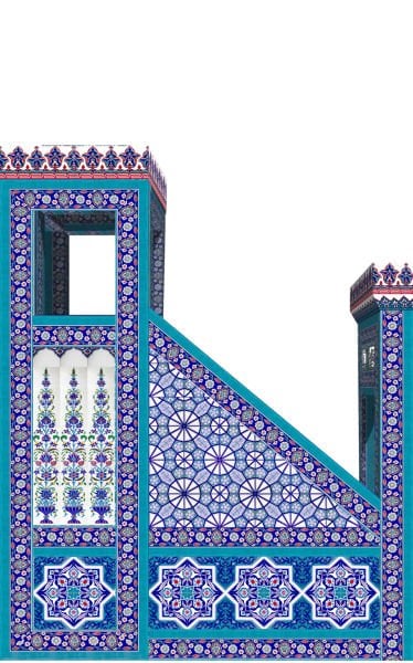 Armada çini 240x300 KS 24 Cami Mimberi