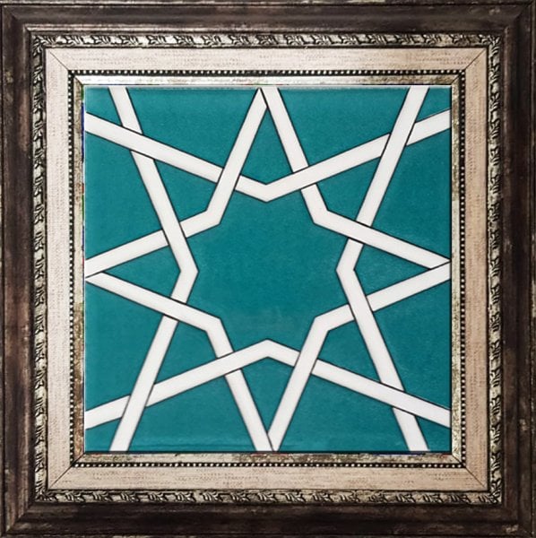 Armada Çini 20x20 Cm SP 94 Yıldız Kütahya Çinisi Selçuklu Çini Karo