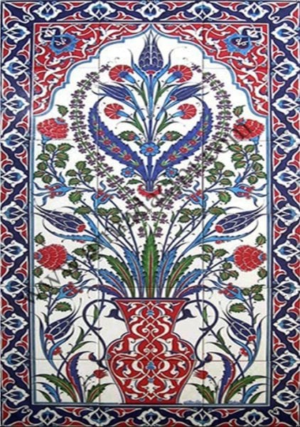 Armada Çini 100x140 Eldekoru çini pano