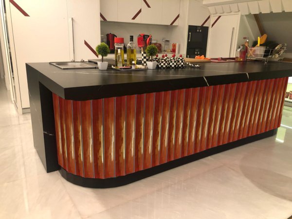 Armada Çini 10X101 Bar Önü Karamel Çini Seramik