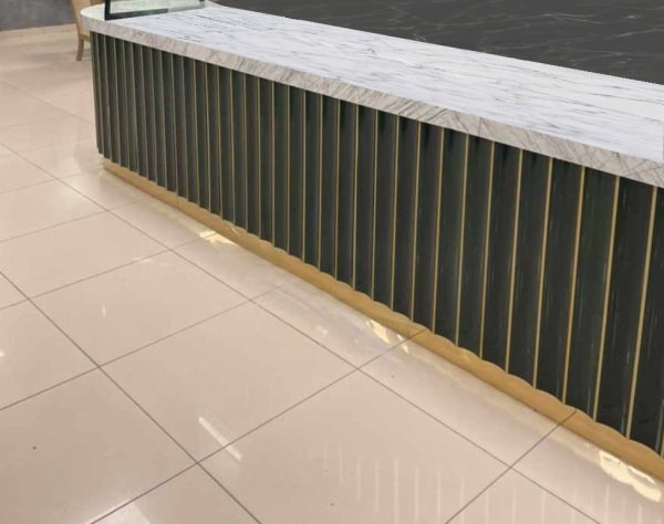 Armada Çini 10X101 Bar Önü Metal Antrasit Çini Seramik