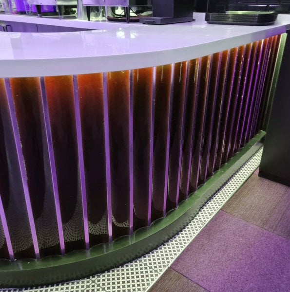 Armada Çini 10x50 Bar Önü Karamel Çini Seramik