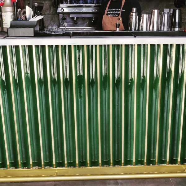 Armada Çini 10x100 Bar Önü Siyah Çini Seramik