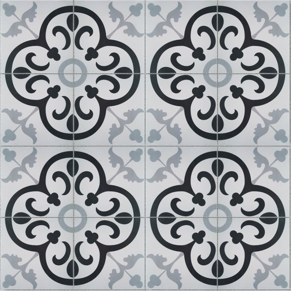 Armada Çini 20X20 YC Fiore porselen yer çinisi