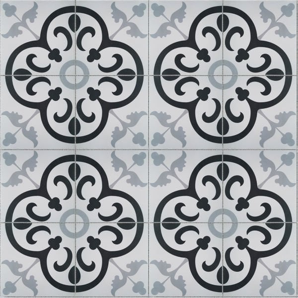 Armada Çini 20X20 YC Fiore porselen yer çinisi