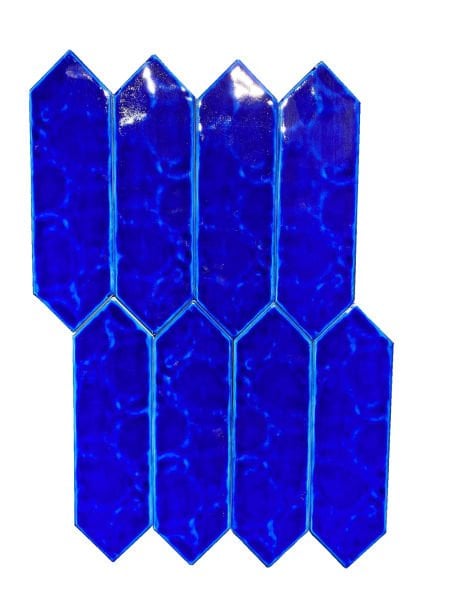 Armada Çini 9X30  Bella Gölgeli Kobalt Çini Seramik