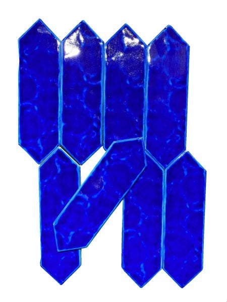 Armada Çini 9X30  Bella Gölgeli Kobalt Çini Seramik