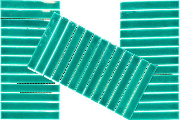 Armada Çini 15X30  KİTKAT Yeşil Çini Seramik