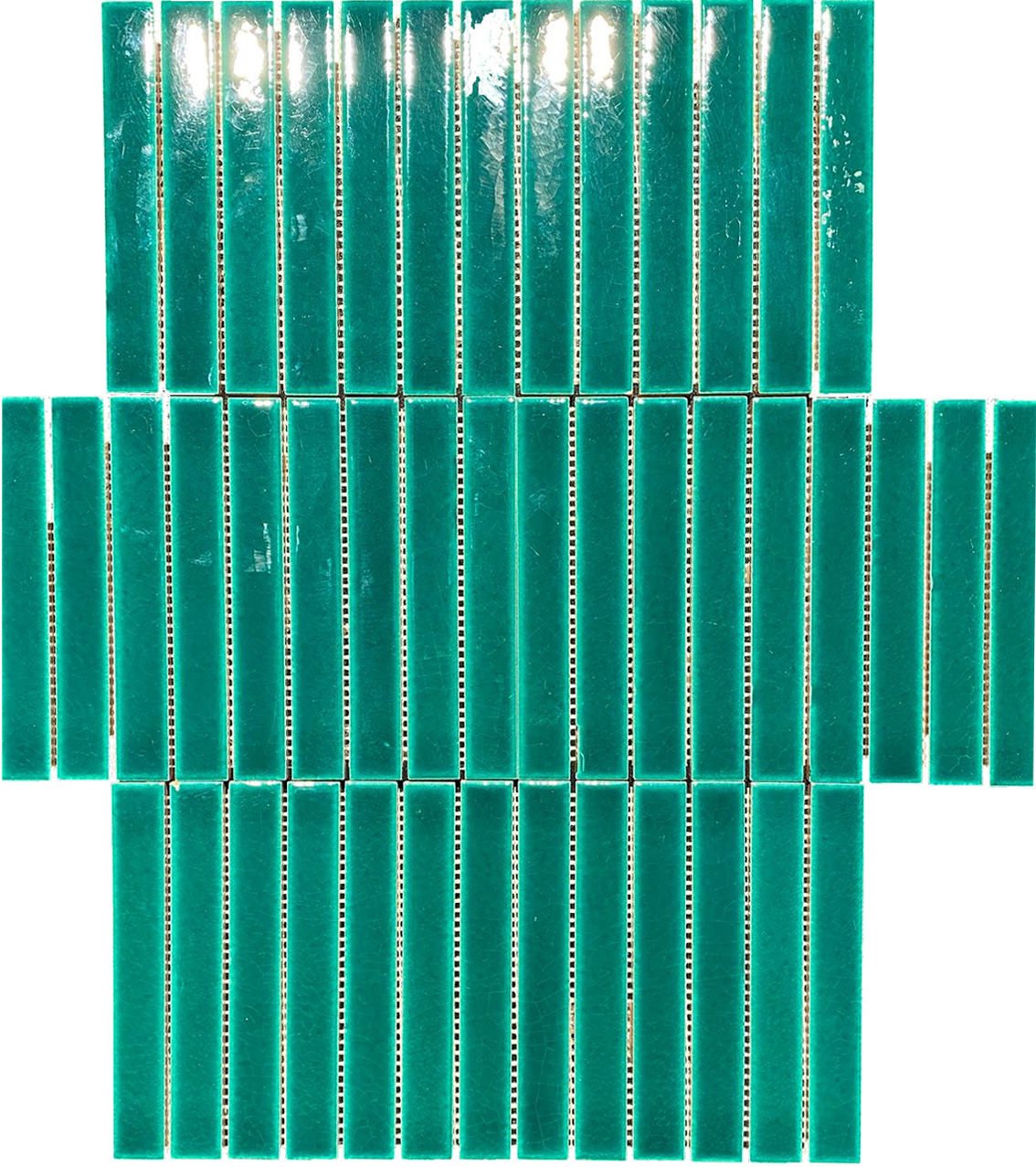 Armada Çini 15X30  KİTKAT Yeşil Çini Seramik
