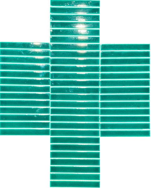 Armada Çini 15X30  KİTKAT Yeşil Çini Seramik