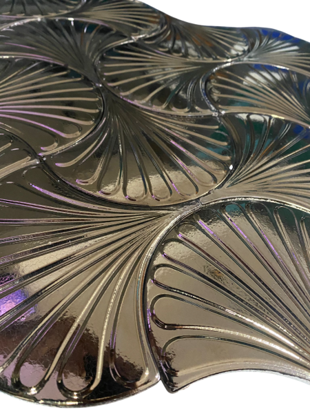 Armada Çini 17x17 cm Bronz İstiridye Balık Pulu Seramik(Kopya)