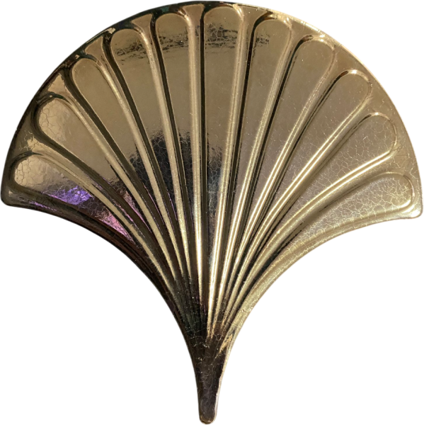 Armada Çini 17x17 cm Bronz İstiridye Balık Pulu Seramik(Kopya)