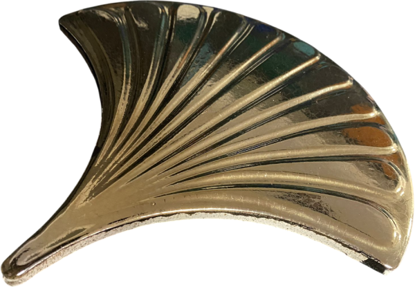 Armada Çini 17x17 cm Bronz İstiridye Balık Pulu Seramik(Kopya)