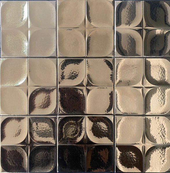 Armada Çini 12,5x12,5 Cm Defakto Bronz Seramik Karo