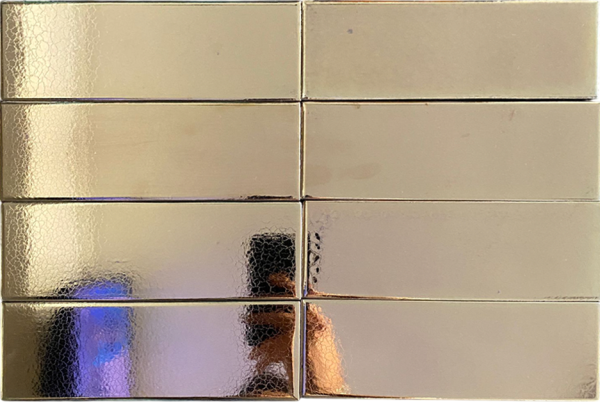 Armada Çini 7x21 Cm Düz Bronz  Çini Seramik