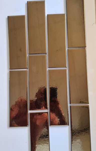 Armada Çini 7x21 Cm Düz Bronz  Çini Seramik