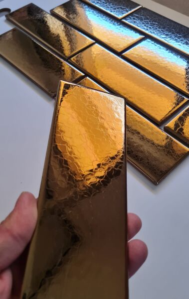 Armada Çini 7x21 Cm Düz Bronz  Çini Seramik