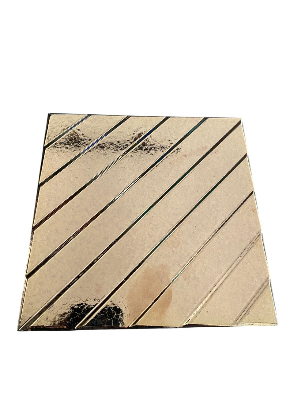 Armada Çini 20x20 Cm Linea Bronz Modern Desenli Çini Seramik Karo