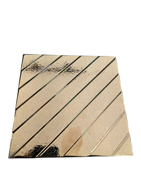 Armada Çini 20x20 Cm Linea Bronz Modern Desenli Çini Seramik Karo