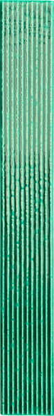 Armada Çini 5X40  FLAT Çizgili Yeşil  Çini Seramik